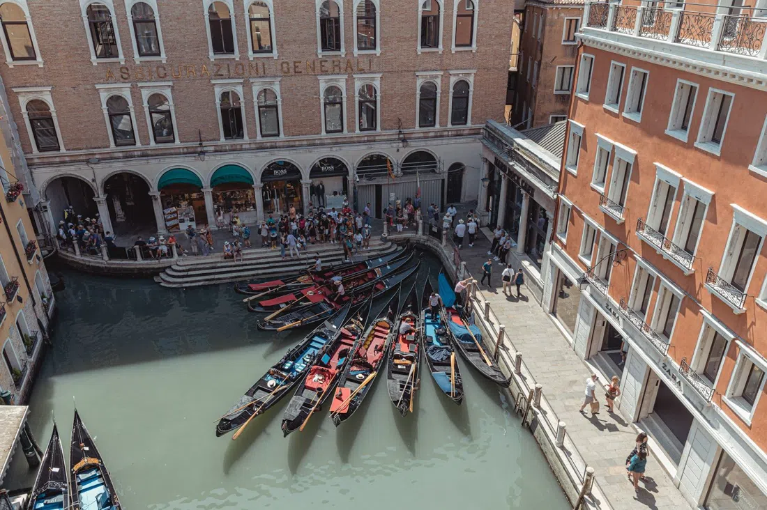 Bacino Orseolo — early-morning gondola ride, Venice