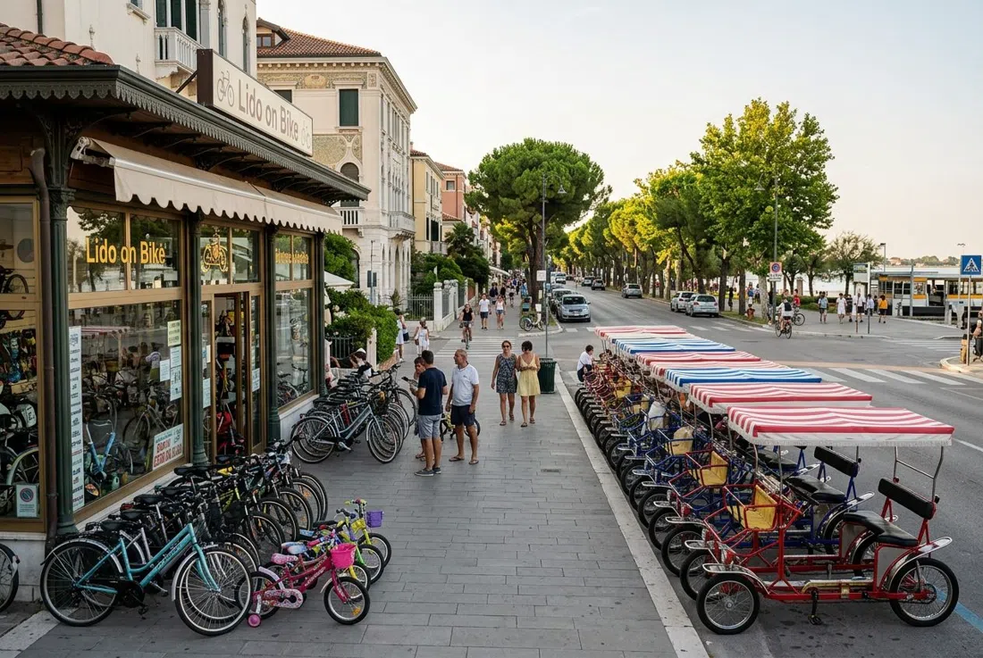 Lido on Bike, Venice